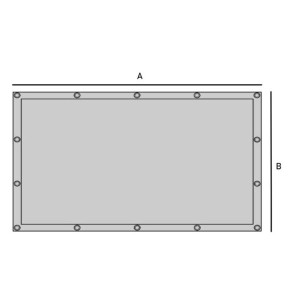 bache pvc sur mesure rectangulaire