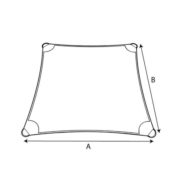 voile d'ombrage carré ou rectangle