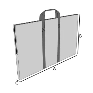 Tragetasche für Flipchart und Konferenzstaffelei