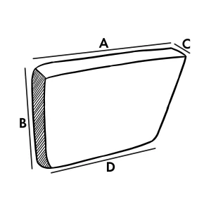Innenkissen – Schräg rechts (Rückenlehne)