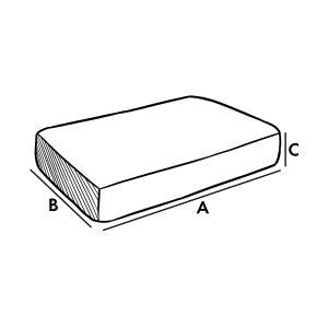 Außenkissen – rechteckig/quadratisch (Sitzfläche)