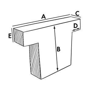 Innenkissen – T-förmig (Rückenlehne)